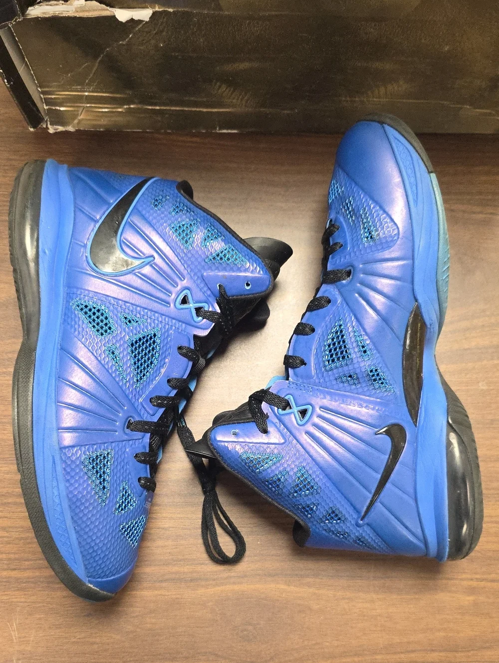 Nike LeBron 8 PS Varsity Royal Sneakers 441946-400 Men's 11.5